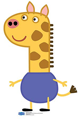 Star Cutouts Official Gerald Giraffe (Peppa Pig Party) Cardboard Cutout