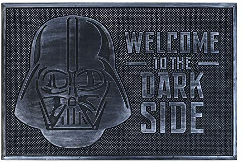empireposter Star Wars - Welcome to The Dark Side - Fußmatte Fußabtreter, Größe: 60 x 40 cm, Gummitürmatte