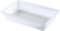 COM-FORT HOUSE Bandejas de Plástico o Barreño Plastico Rectangular Almacenaje, Blanco… (Tamaño 6, 6 unidades)
