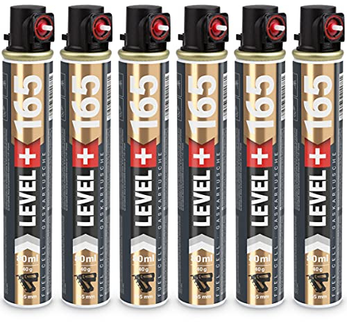 Fuel Cell RM165 Lot de 6 cartouches de gaz 4 saisons Ø 32 mm 80 ml