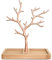 Galeara design Schmuckbaum Weiß Gold, Schmuckhalter Weiß, Schmuckständer Schwarz, Schmuckaufbewahrung Rose Gold Wohnung Dekoration Aluminum Deko Metall (Furo- Rosegold Bambus)