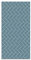 Panorama Tapis du Sol Salon - Différentes Tailles - (Mosaïque de Briques Bleues 200x200 cm)