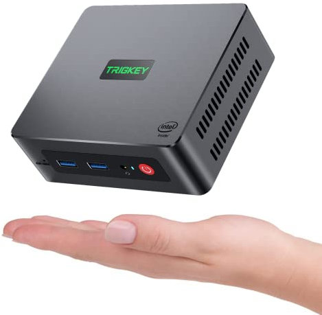 TRIGKEY Mini PC W11 Pro N5095 Mini Computer 16G DDR4 500G M.2 SSD Green G3 Arbeitscomputer, 4K Dual HDMI Output, WiFi 5, Bluetooth, Zoom, Ms Office