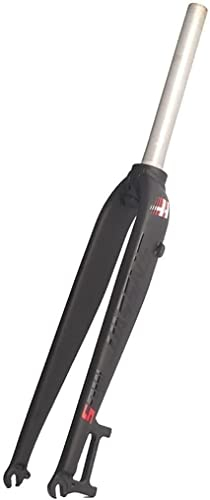Federgabel Starre MTB-Vordergabel 26/27,5/29 Scheibenbremse MTB-Gabel 28,6 mm Superleichte Vordergabel Ultraleichter Fahrrad-Gasstoßdämpfer A,26inch