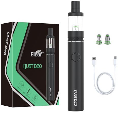 Eleaf iJust D20 3ml 1500mAh Pod System Kit Farbe Schwarz
