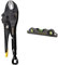 STANLEY FMHT0-74886 Fatmax Locking Mole Grip 250mm Curve Jaw Pliers, Black & FATMAX Xtreme Torpedo Level Heavy Duty Aluminium Body and Magnetic Base Including 3 Reversible Vials 0-43-609