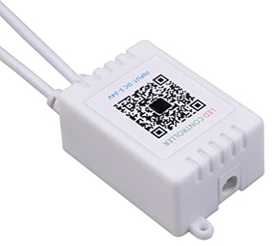 Luz LED con Bluetooth Mini controlador a todo color Luz Accesorios para el hogar inteligente Gadgets para el hogar inteligente Debe tener, blanco, Talla única