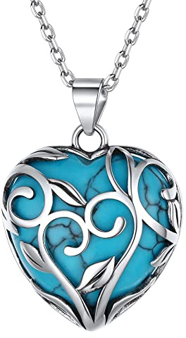ChicSilver 925 Silber Herz Kette mit 12 Gebursstein Damen Mädchen Keltischer Knot Halskette Trendiger Kette für Hochzeit Verlorbung Party