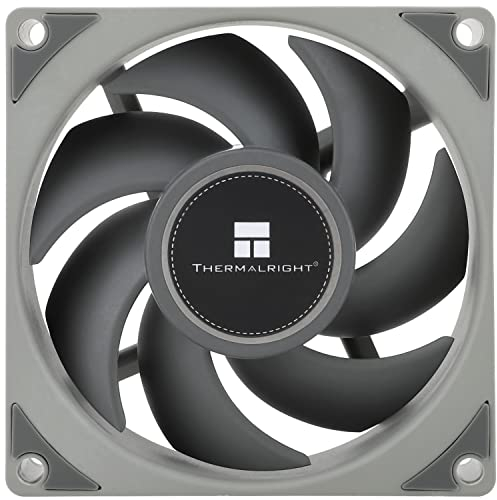 Thermalright TL-B8 - Ventola per CPU silenziosa, 4 pin PWM, 80 mm, silenziosa, 2200 RPM Speed, ventola di raffreddamento CPU