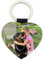 Porte-clé simili cuir personnalisable avec photo - Cadeau original