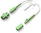EMSECKO LC/APC-SC/APC Glasfaser-Patchkabel mit Glasfaseradapter, 22CM weißer LSZH-Mantel, Durchmesser 3.0mm, hochwertige Verbindungslösung (LC/APC-SC/APC-Weiß)