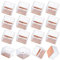 WCIC 16Pcs protecteurs de Pied de Chaise, couvercles de Pied de Chaise, couvercles de Pied de Table de Meubles carrés avec Feutre, sans Rayures, sans Bruit, protecteurs en Silicone 37-42mm