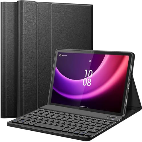 APASILU Keyboard Case for Lenovo Tab P11 2nd Gen 11.5 2023 (TB350FU/TB350XU), Magnetically Detachable Wireless Bluetooth Keyboard with Slim Stand Cover