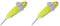 Petstages Green Magic Mightie Mouse Catnip Cat Toy (Pack of 2)