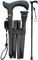 TAMAKA® Gehstock aus Premium-Kohlefaser, 4-teilig, faltbar, verstellbar, für Herren, Damen und Damen, mit weichem Griff, leicht und stark, trendig, stilvoll, kompakt, faltbar, 85,1 cm bis 95,2 cm