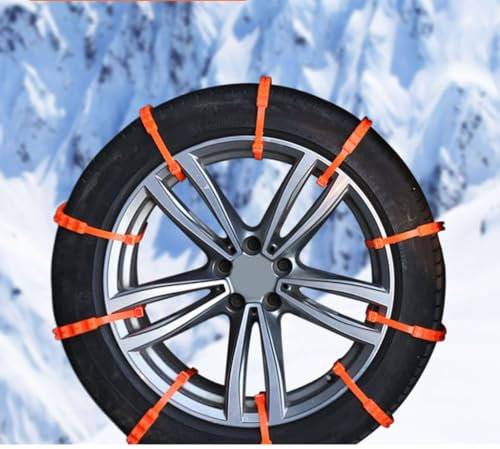 40 Stück Schneereifen Schneeketten,für Peugeot 3008 2017-2023 Notfallketten Einstellbare Winter Fahrsicherheitsketten