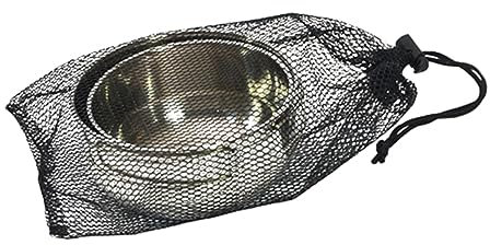 Happyyami 2 Pack Portable Stainless Steel Camping Bowl Set Compact Picnic Bowl for Outdoor Activities