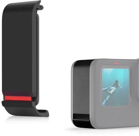 33ft Waterproof Replacement Battery Door Cover for GoPro Hero 13 12 11 10 9 Black