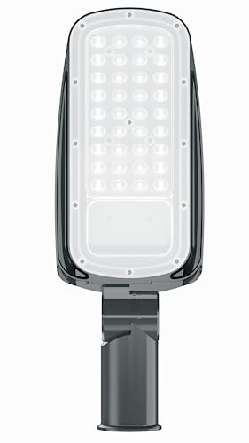 ENOVALITE LED-Straßenleuchte, Wegeleuchte, Außenleuchte, Laterne, 30 W, 4200 lm, 5000 K (neutralweiß), IP65, (Ø48-60 mm)