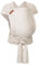 Hoppediz Hop-Tye Advanced - 4-in-1 Babytrage für Neugeborene ab Geburt - Halfbuckle Tragehilfe mit Tuchträgern - mitwachsend bis 20 kg - Design Grenada natur Leinenblend