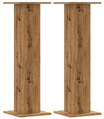 vidaXL Pflanzenständer 2 Stk. Artisan-Eiche 30x30x95 cm Holzwerkstoff