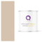 Q-COVER Latexfarbe Abwaschbar 2L (ca.14m2) Beige Farbton Innenfarbe Wandfarbe Deckenfarbe Klasse 2 Mattfarbe Für Allergiker Scheuerfest Geruchlos Frei Von Voc