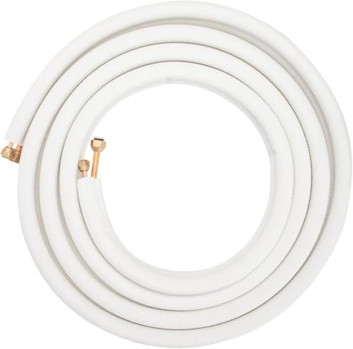 KIT Tubi Rame 10 Mt Cartellati Montaggio Climatizzatore 9000/12000 1/4-3/8 Raccordi Tubo Condizionatore