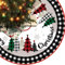 Jupe de Sapin de Noël 120cm /48 Pouces Jupe de Sapin de Noel Rond Cache Pied Sapin de Noel Couvre-Pied de Sapin, Tapis de Sapin de Noel pour Decoration de Noel Sapin(F)