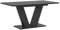 xonox.home Wohnen Motion Esstisch Esszimmer Tisch in grau Nb. V-Gestell in grau Nb. ca.150-190x76x90 cm