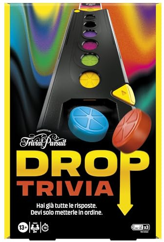 Drop Trivia, elektronisches Gesellschaftsspiel, inspiriert von Trivial Pursuit – italienische Version