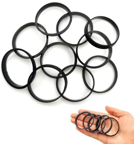 10pcs 40mm Rubber Washers For Plumbing Sink Pipe Fittings Sink Plug Rubber Seal Cone O-Ring Silicone Washer for 1 1/2 Inch Drain Pipe Sink Odour Trap Siphon