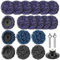 QWORK® 17-tlg. CSD Scheibe Set, 50mm Schleifscheibe Grobreinigungsscheibe für Oberflächenbearbeitung, Rost- und Lackentfernung