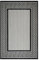 oKu-Tex In- & Outdoor Teppich UV-resistenter Teppich für draußen und drinnen, Balkon, Veranda, Küche, Bad Sisaloptik griechische Bordüre grau schwarz, 200 x 290 cm