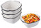 Lot de 4 petits plats de cuisson carrés en céramique de 14,5 cm avec poignée pour lasagnes individuelles, passent au four, au four et au micro-ondes