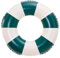 Anillos de Piscina inflables para Adultos, 35 Pulgadas Gruesas Grandes de flotabilidad Retro Toyadores de Agua de Piscina Rayada para natación de Playa de Verano