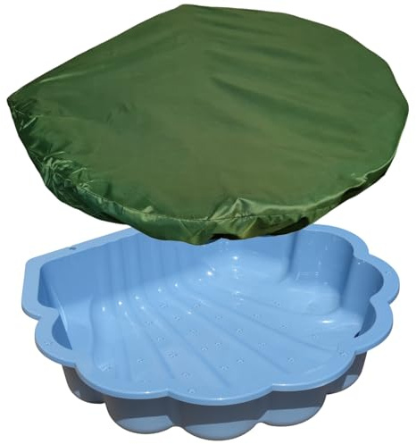 Wassermuschel Sandmuschel mit Abdeckung Auswahl (blau incl. Abdeckplane)