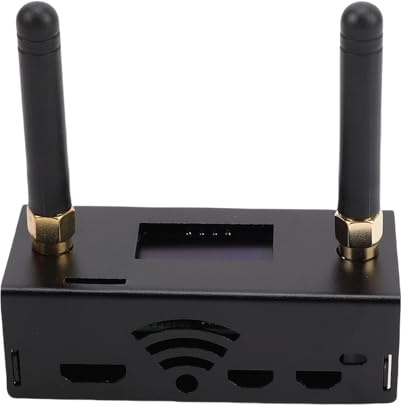 Diyeeni MMDVM Duplex Hotspot Board Modem Vocale Digitale Modem Radioamatore VoIP per P25 D-Star con Potenza RF 10 MW Doppia VHF UHF Schermo da 0,96 Pollici
