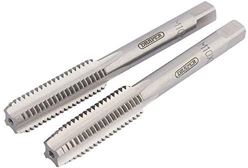 Draper 83801 10mm Coarse Hand Taps Taper and Plug
