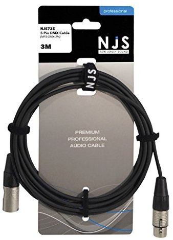 XLR to XLR 5 Pin DMX Cable 3m