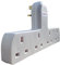 4 Gang Way Wall Socket Converts 1 Socket into Four Plug, ShaniTech