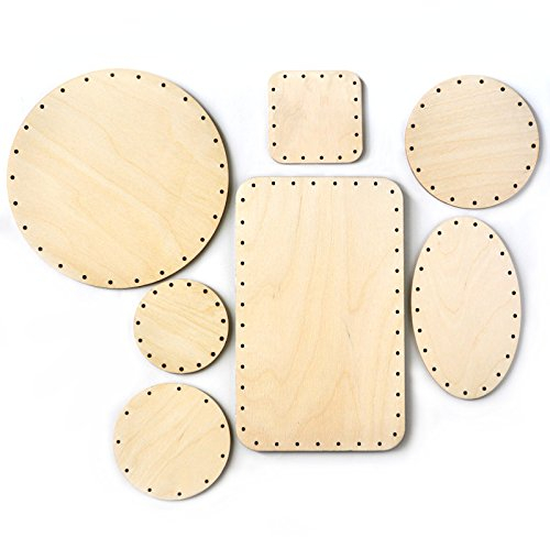 Zita's Creative Korbboden Set gemischt, groß für Peddigrohr 3mm - Flechten, Korbflechten, Schilf Set, Peddigrohr, Flechtmaterial, Flechtset, Rattan, Flechtboden Set