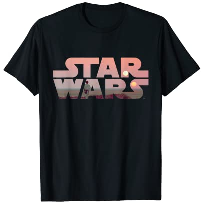 Star Wars Logo Luke Skywalker Tatooine T-Shirt T-Shirt
