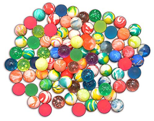jameitop® 🔵 600 FLUMMIS gemixte Bunte Farben (Frost/Verlauf/Neon) 2 cm Spring Ball