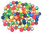 jameitop® 🔵 600 FLUMMIS gemixte Bunte Farben (Frost/Verlauf/Neon) 2 cm Spring Ball