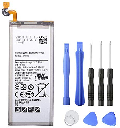 WYGUO EB-BN950ABE Sostituzione della batteria per Samsung Galaxy Note 8 N950 SM-N950 N950T N950A N950P N950V N950R4 With Tools(12.71V 3300mAh)