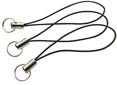 JIHUOO 100 Pièces Attache Cordon Téléphone Portable Chaîne Porte-clé Porte-ID Badge