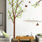 WandSticker4U®- Wandtattoo BAUM XXL & VÖGEL (150x170 cm) I Wandsticker Baum Zweig grün Blätter Natur I Wanddeko Baum Wandaufkleber Wohnzimmer Schlafzimmer Kinderzimmer Flur GROß