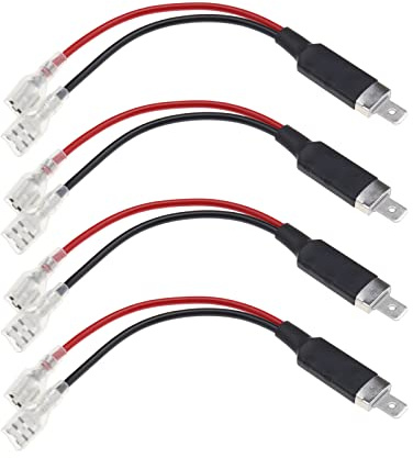 ECSiNG H1 Stecker Einzeldiode Konverter Anschluss Kabelbaum Ersatz Plug and Play für LED Scheinwerfer Glühbirne Umwandlung