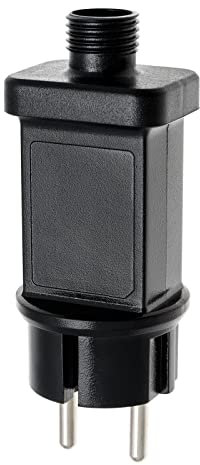 Magie di Natale Ricambio Trasformatore opzionale per luci a led con Spina Europea IP44 (12 W, 24 V)
