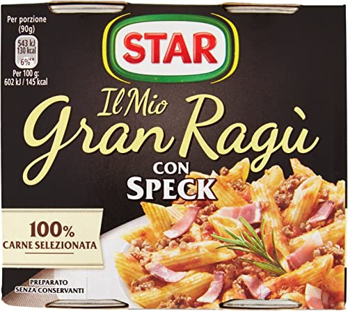 8 x Il mio Gran ragu Star bacon tomato sauce, 2 x 180 g sauce with bacon tomato soup
